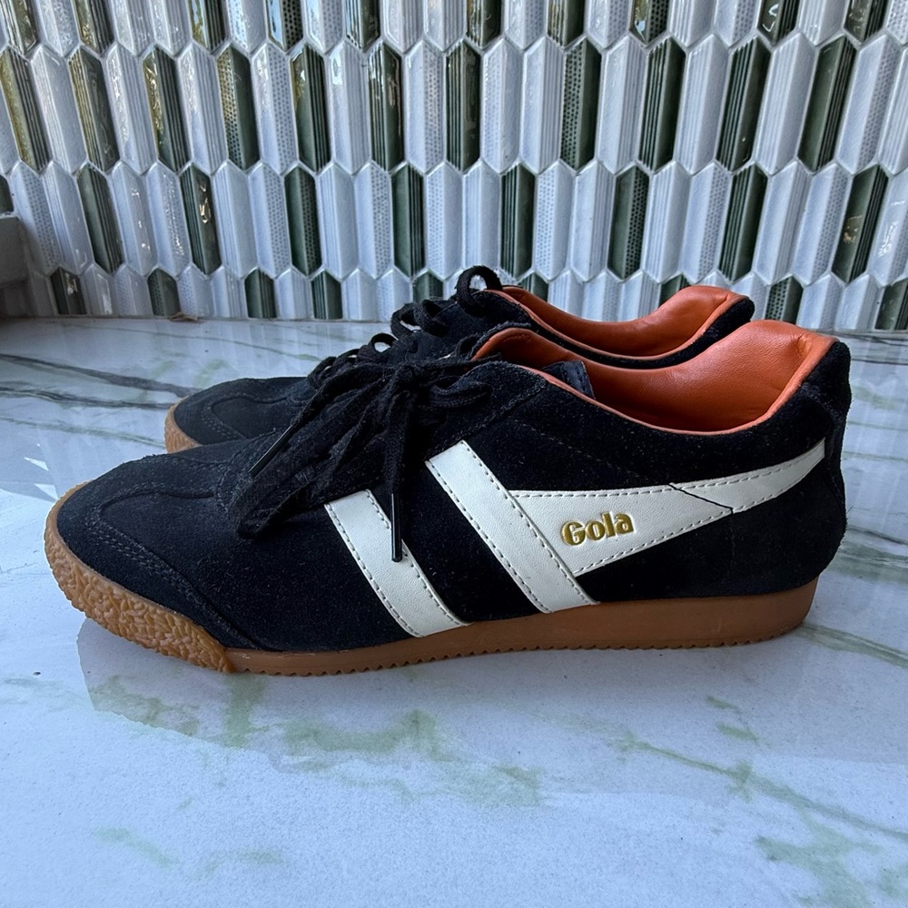 Gola Harrier Suede Black size 9